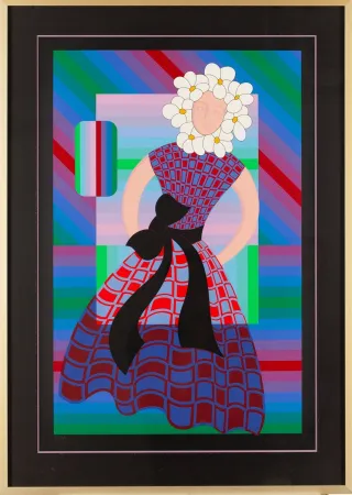 Non Tecnico Vasarely - Flower Girl