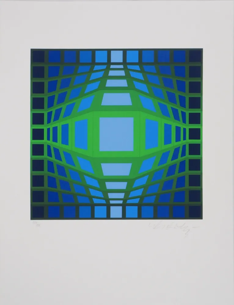 Serigrafia Vasarely - Geymant A