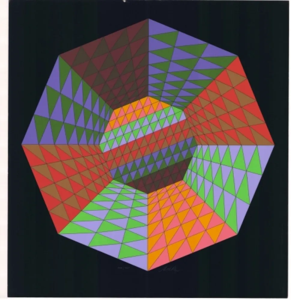 Serigrafia Vasarely - Heisenberg