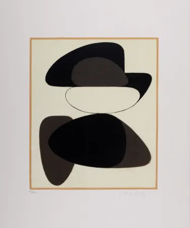 Litografia Vasarely - Kerisle, 1972 - Hand-signed