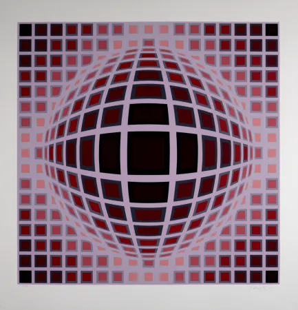 Serigrafia Vasarely - Louisiana 1, c. 1983 - Hand-signed
