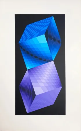 Serigrafia Vasarely - Meta