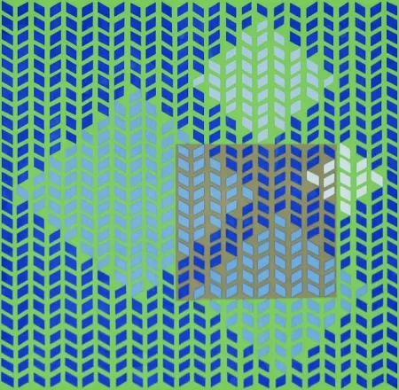 Non Tecnico Vasarely - Metamorphose