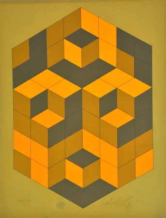 Serigrafia Vasarely - Microcosmos