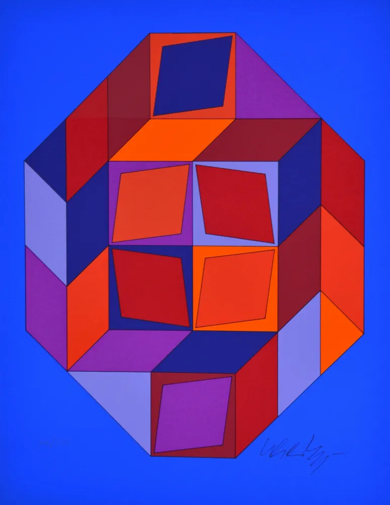 Serigrafia Vasarely - Microcosmos