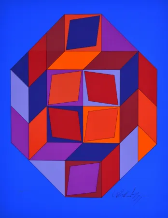 Serigrafia Vasarely - Microcosmos