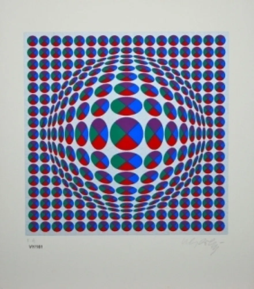 Non Tecnico Vasarely - Neptune Argent