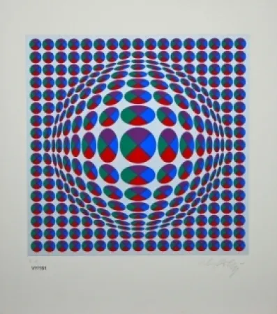 Non Tecnico Vasarely - Neptune Argent