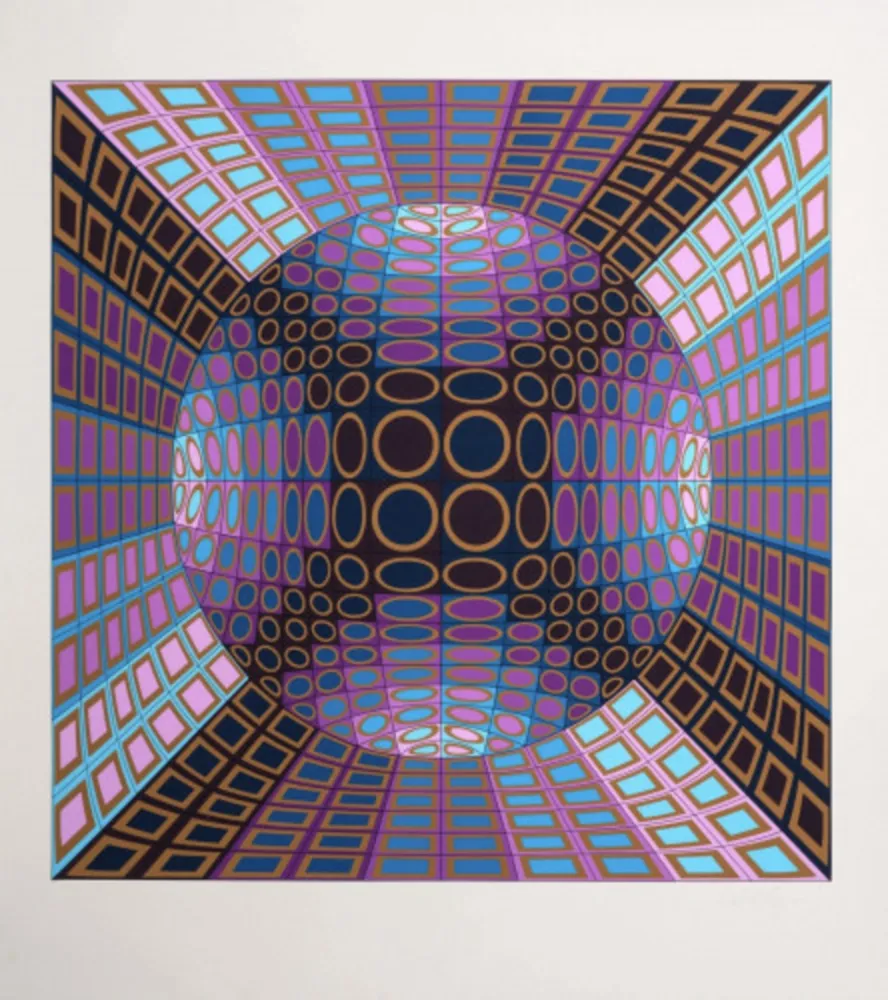 Multiplo Vasarely - Niels Bohr