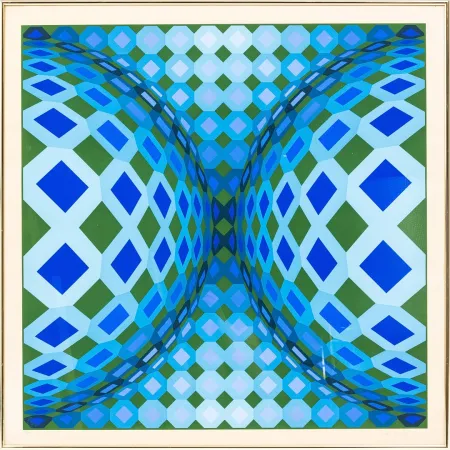 Litografia Vasarely - OKTA - CHEYT