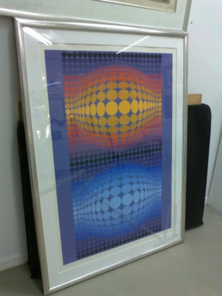 Serigrafia Vasarely - Oltar Zoeld