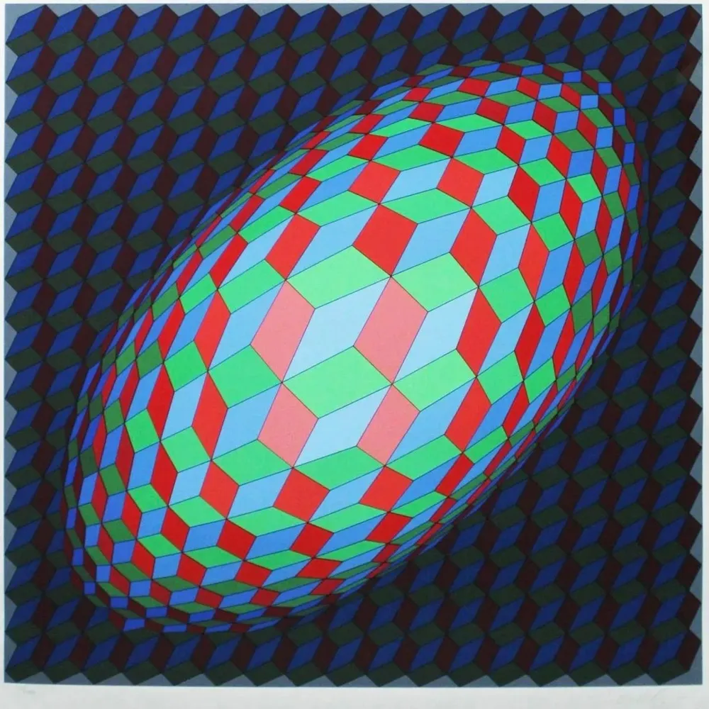 Multiplo Vasarely - Omega V