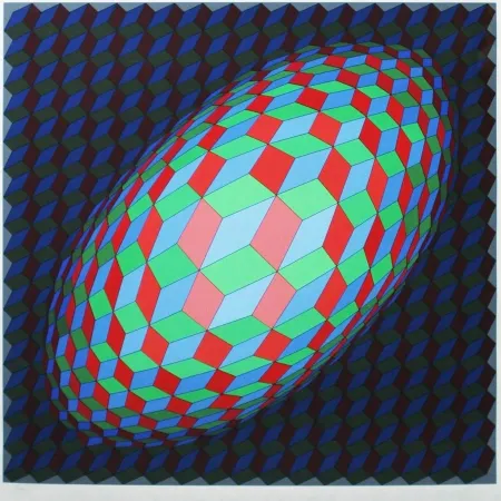Multiplo Vasarely - Omega V