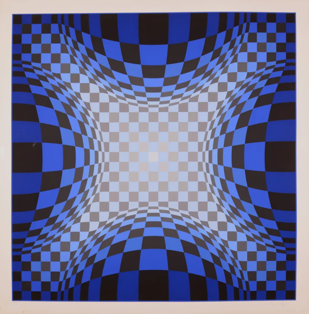 Serigrafia Vasarely - OND-LZ, 1974