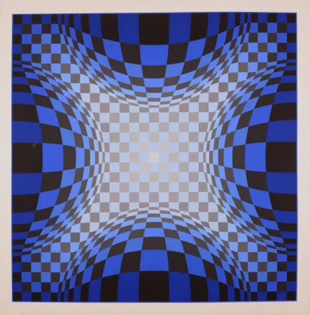 Serigrafia Vasarely - OND-LZ, 1974