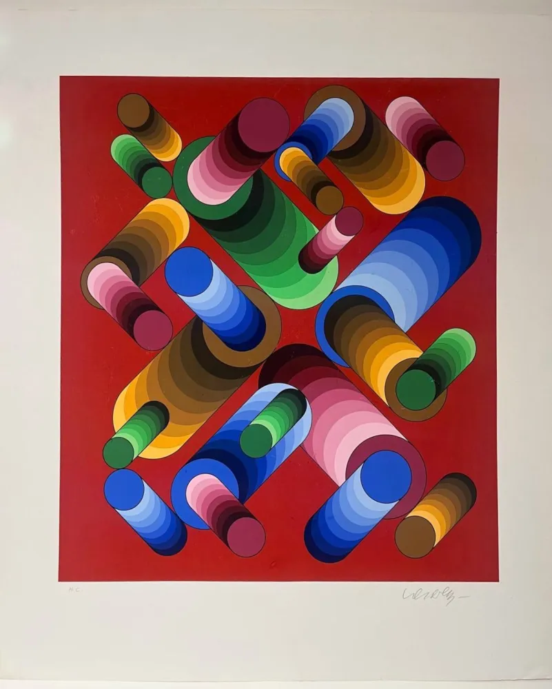 Serigrafia Vasarely - Oslop 