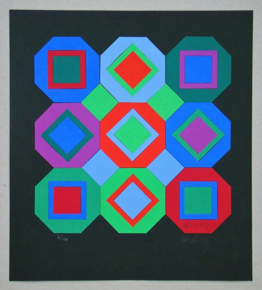 Multiplo Vasarely - OttO