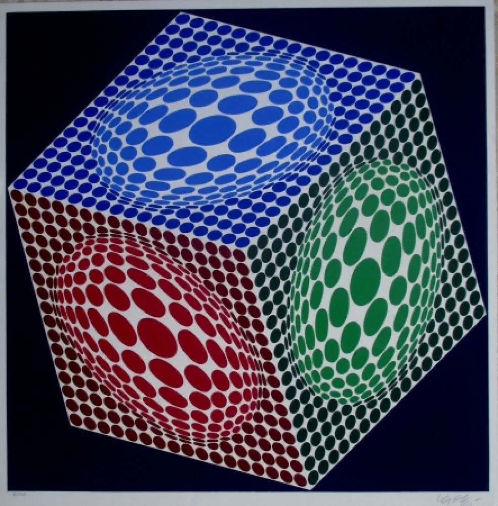 Serigrafia Vasarely - Paula