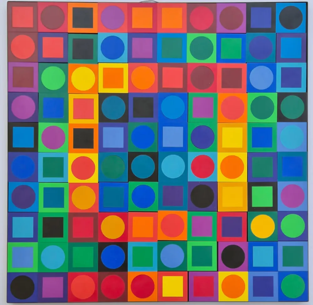 Multiplo Vasarely - Planetary Foklore Participations No. 1