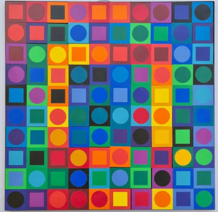 Multiplo Vasarely - Planetary Foklore Participations No. 1