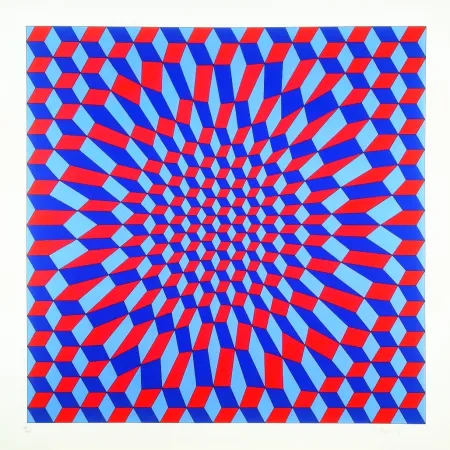 Serigrafia Vasarely - Pok Italie 2