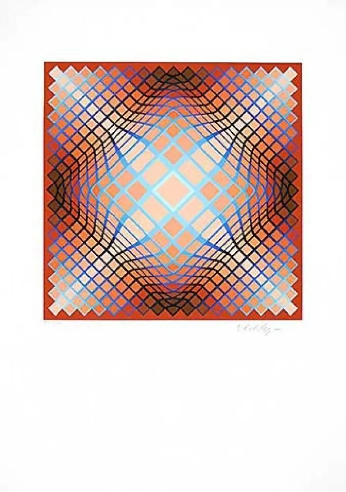 Litografia Vasarely - Sans Titre 2