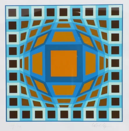 Serigrafia Vasarely - Sans titre