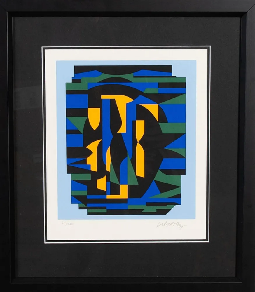 Serigrafia Vasarely - Sin titulo