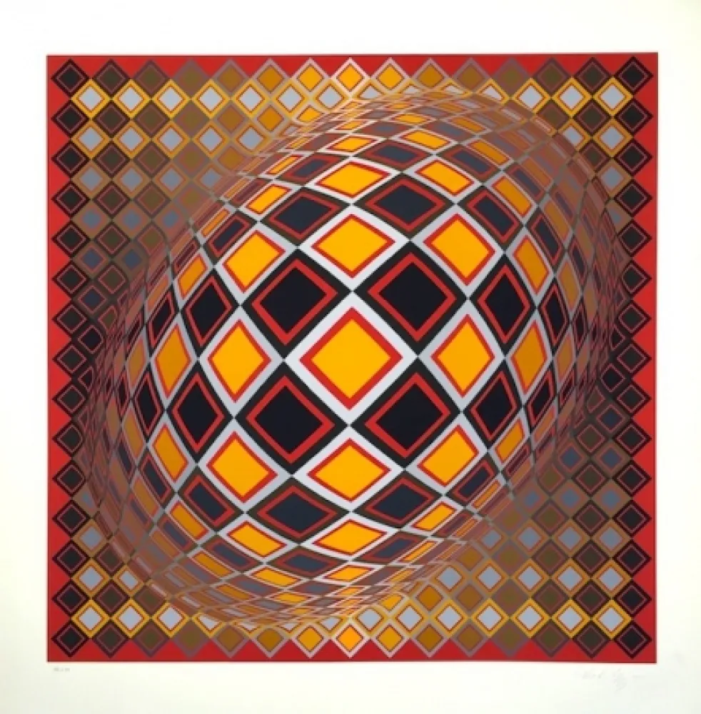 Serigrafia Vasarely - Teke