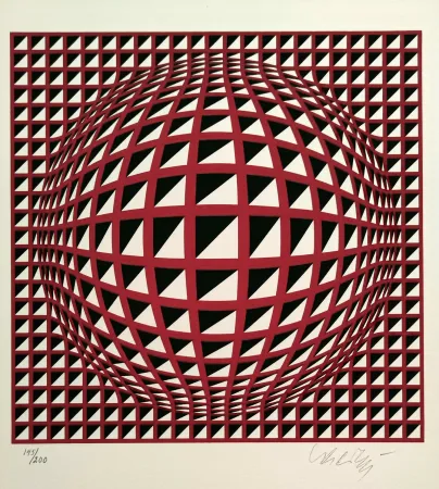 Serigrafia Vasarely - Terz liten