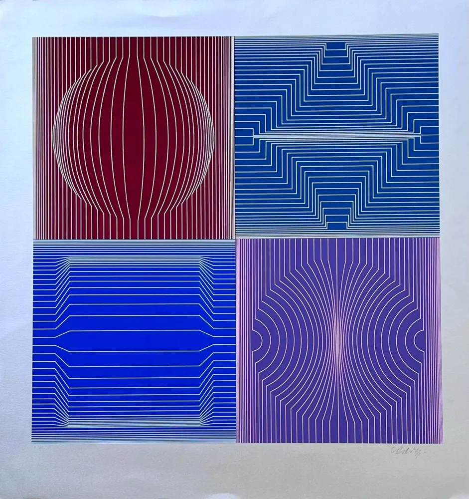 Serigrafia Vasarely - Tokyo