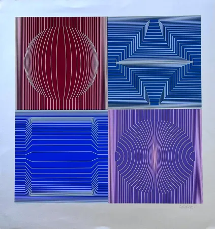 Serigrafia Vasarely - Tokyo