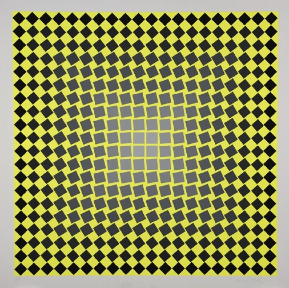 Serigrafia Vasarely - Unitled