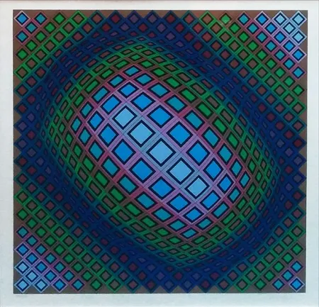 Serigrafia Vasarely - UNKNOWN TITLE