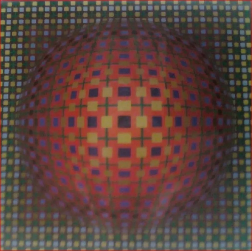 Serigrafia Vasarely - Untitled