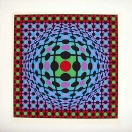 Serigrafia Vasarely - Untitled
