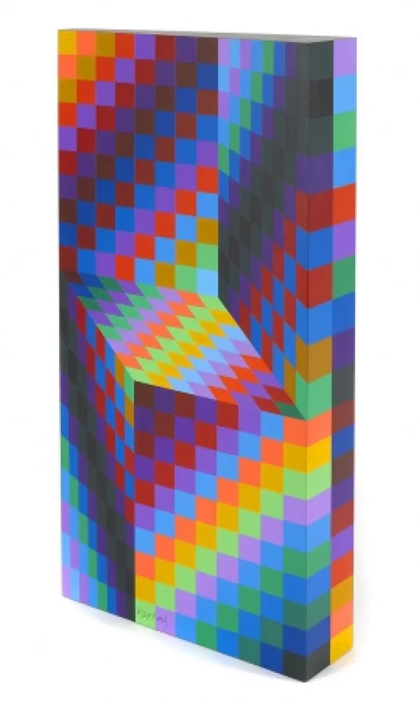 Non Tecnico Vasarely - Untitled Sculpture