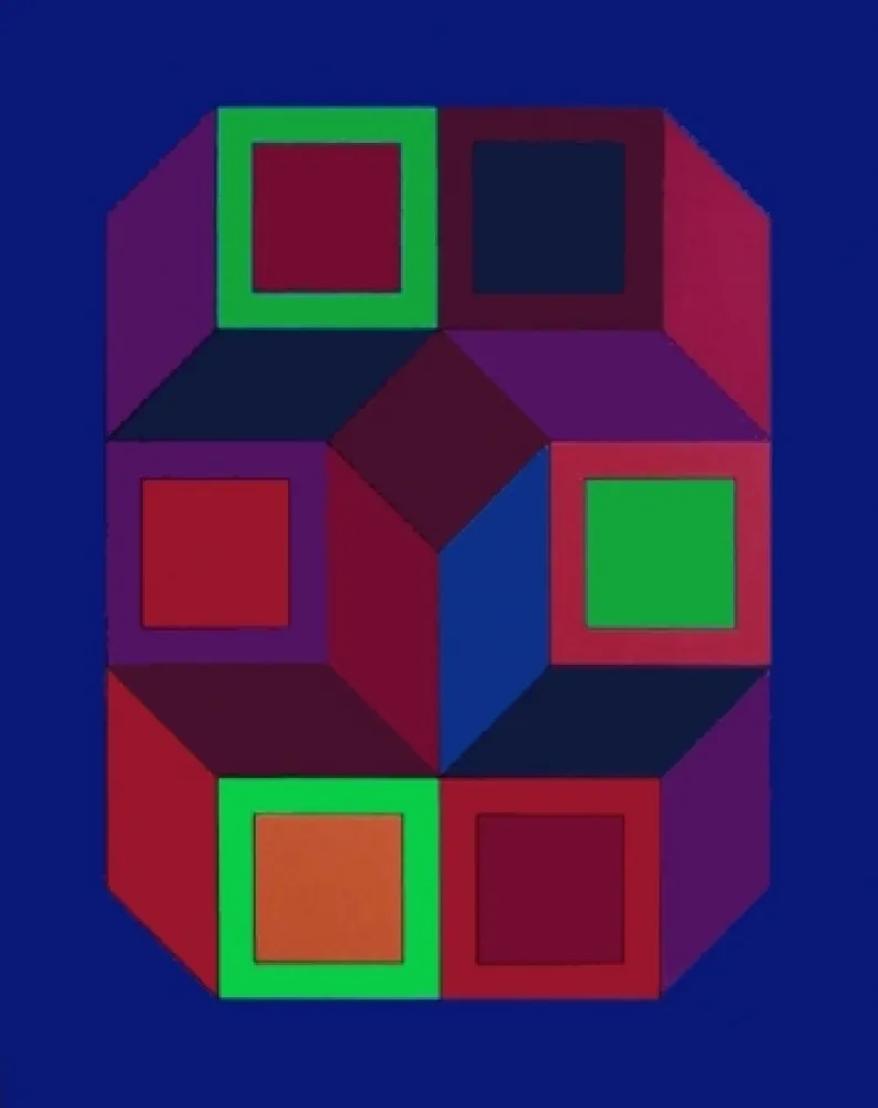 Serigrafia Vasarely - Xico