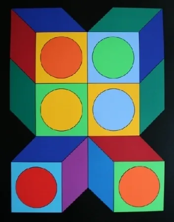 Serigrafia Vasarely - XICO 5