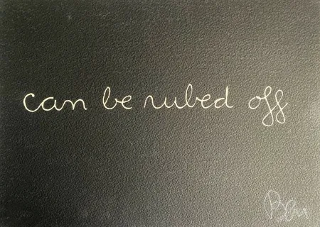 Serigrafia Vautier - Can be ruled off