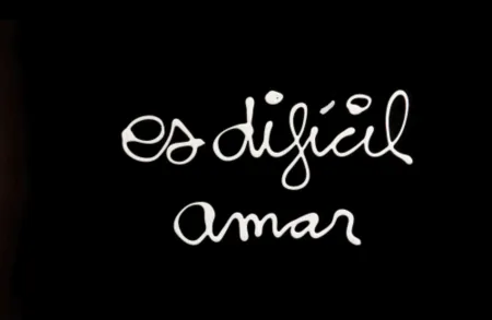 Serigrafia Vautier - Es difícil amar