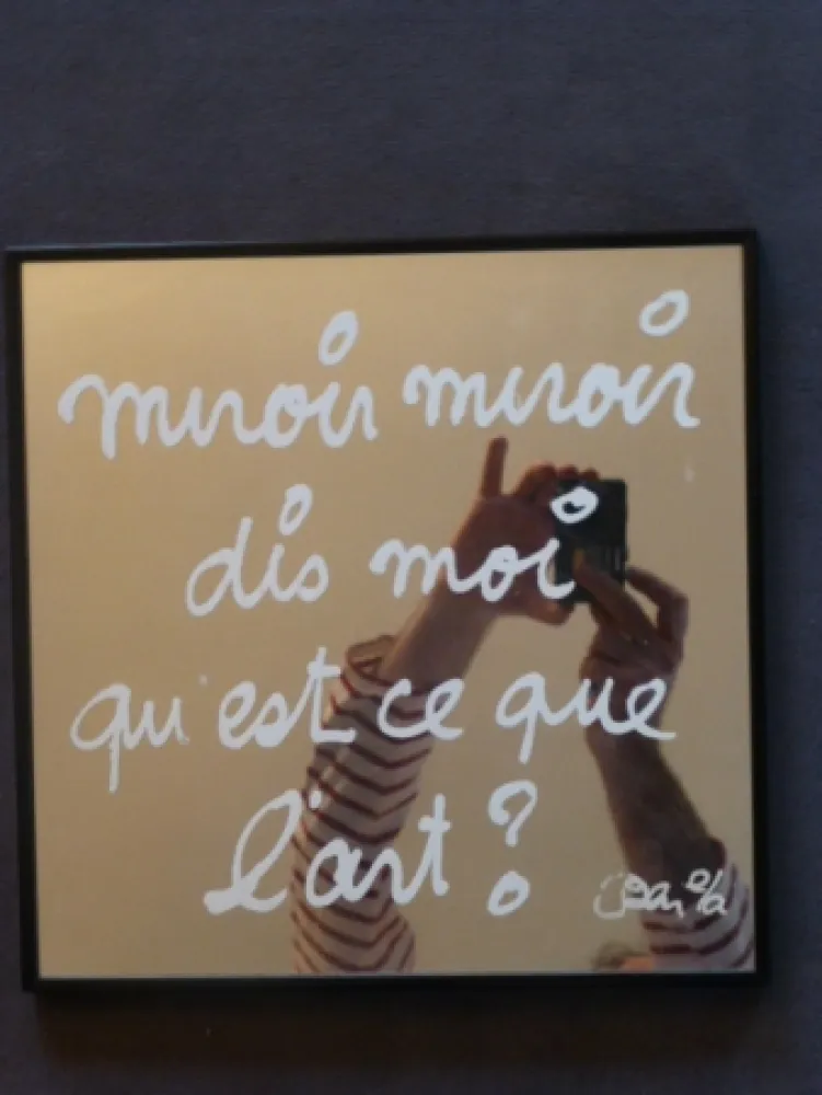 Non Tecnico Vautier - Miroir,miroir dis moi qu'est - ce que l'art ?
