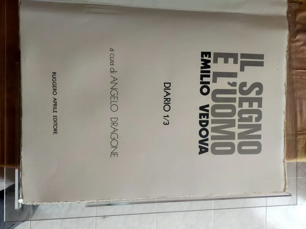 Acquaforte E Acquatinta Vedova - Il segno e l'uomo DIARI 1/3 