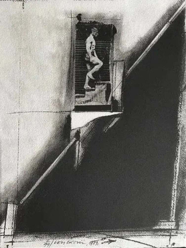 Litografia Velickovic - Composition 