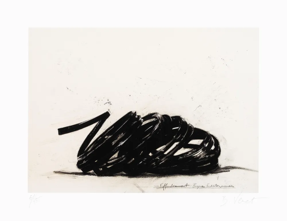 Litografia Venet - Effondrement lignes indéterminées