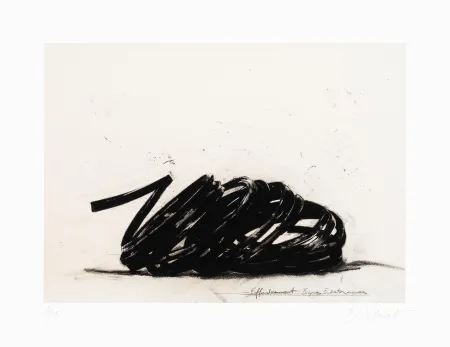 Litografia Venet - Effondrement lignes indéterminées