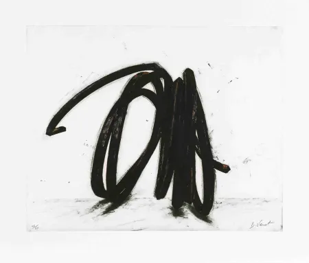 Acquaforte Venet - Indeterminate line II