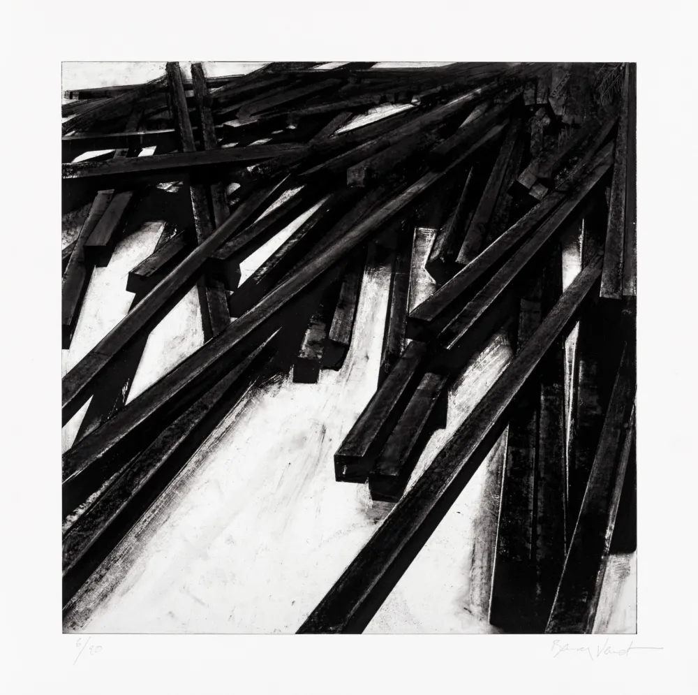 Serigrafia Venet - Lignes droites / désordre 06