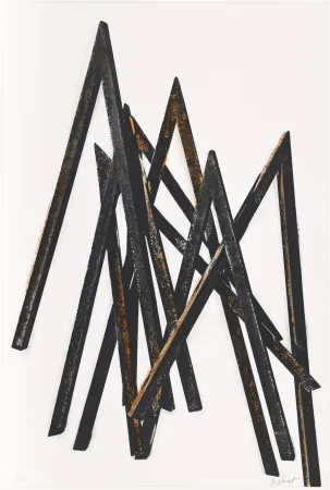 Serigrafia Venet - Untitled I (Angels)