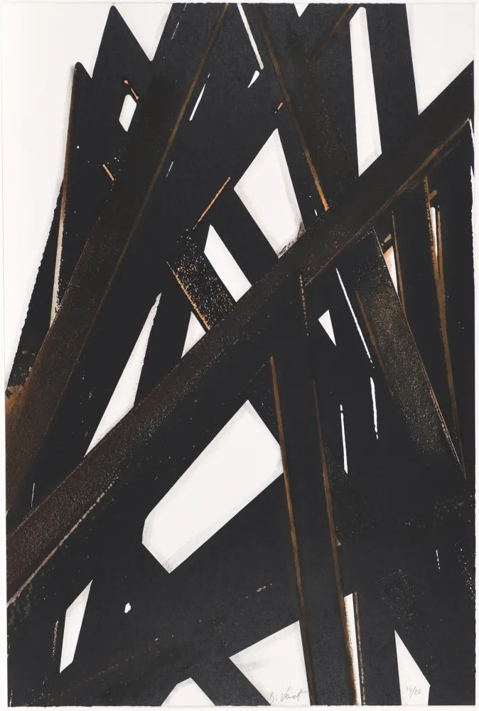 Serigrafia Venet - Untitled VIII (Angles)